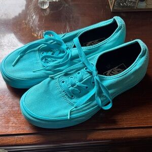 Aqua/Teal Mono Vans W7 M5.5